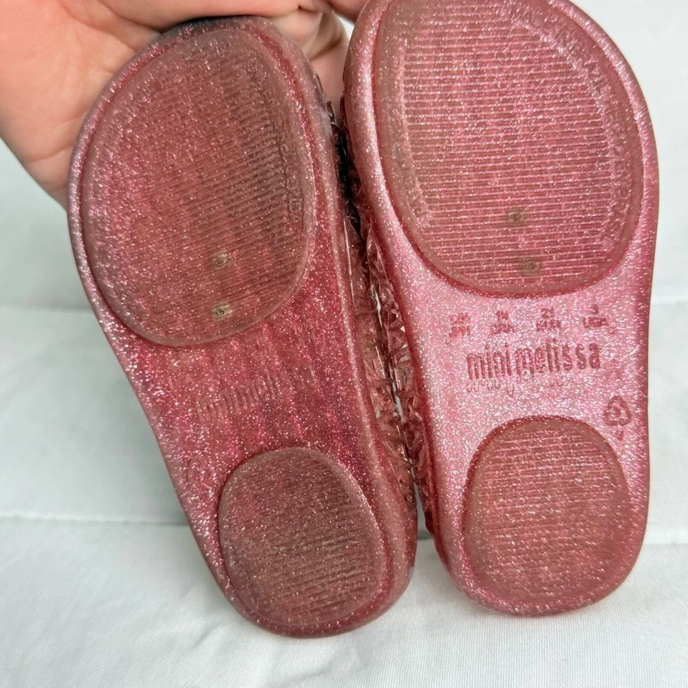 Mini Melissa Pink Sandals & Zaxy Baby Rush Sandals